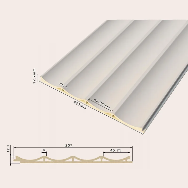 207 Üreges süllyesztett 4 rácsos hornyolt panel