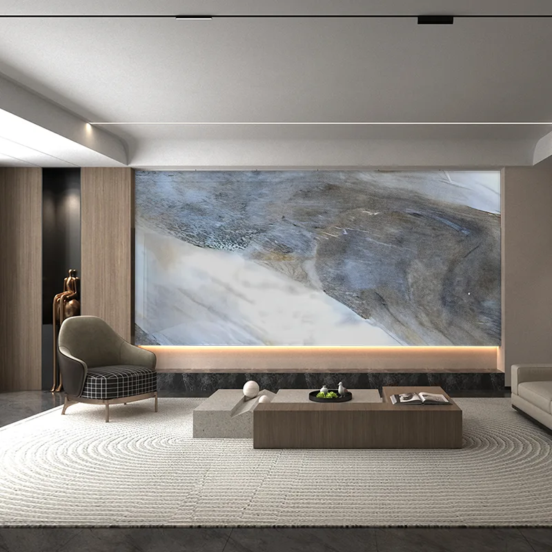 Amazon zöld és kék sorozatú márvány háttér falpanel