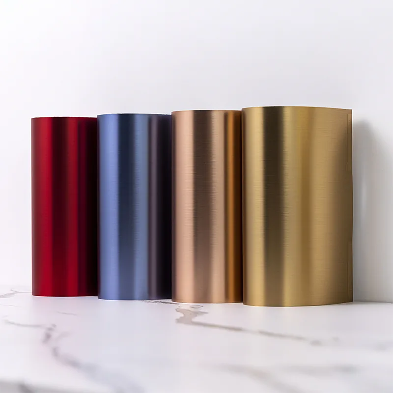 PET fém textúrájú tömör bambuszszálas falpanel