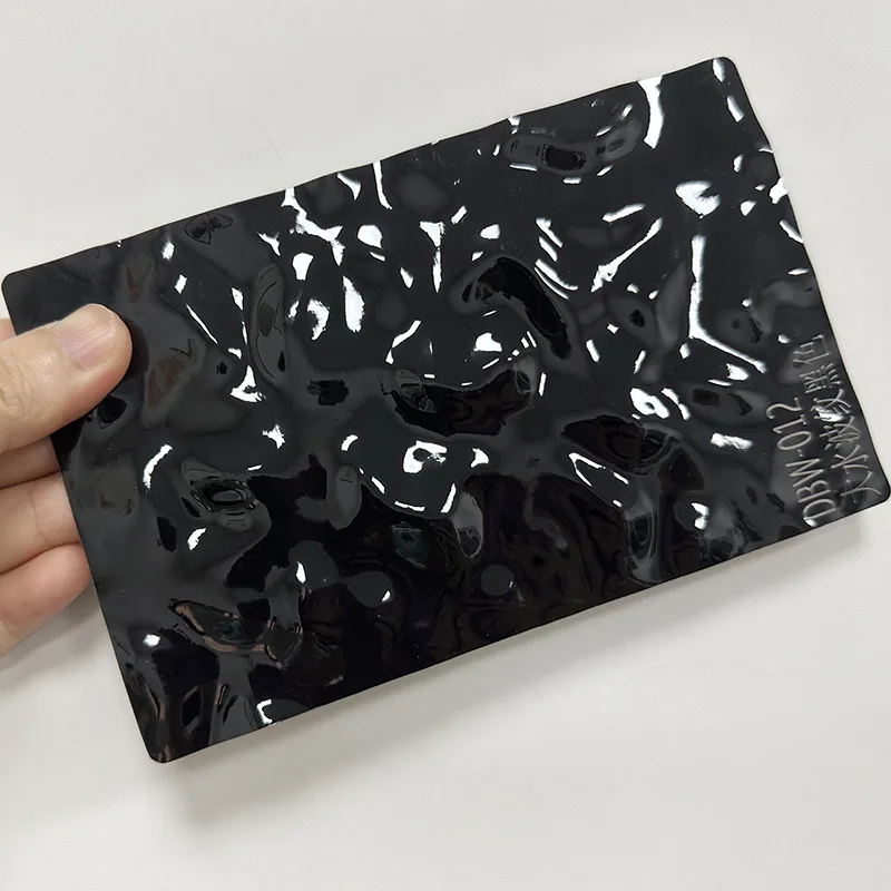 PET Water Ripple Carbon Crystal fali panel